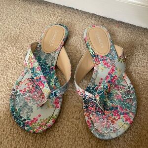 Floral Flip Flips